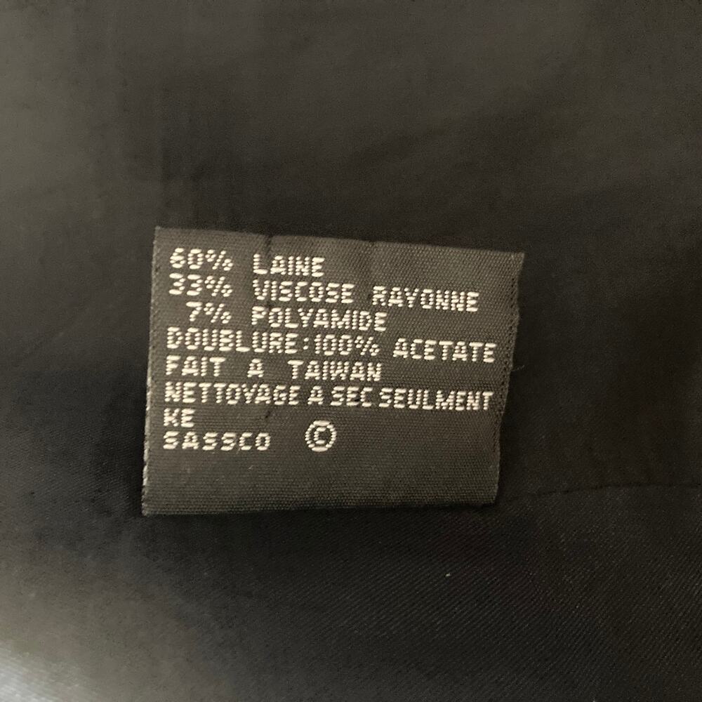 Albert Nipon Pant Suit 2 Piece Womens 16 Wool Ble… - image 6